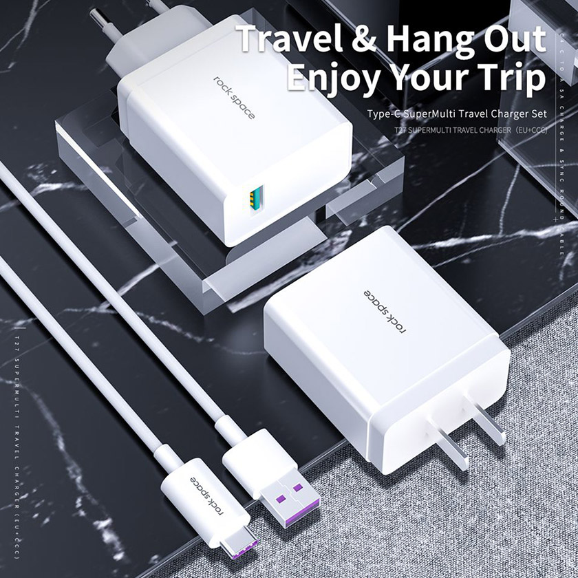 ROCK T27 SuperMulti Travel Charger (EU+CCC)