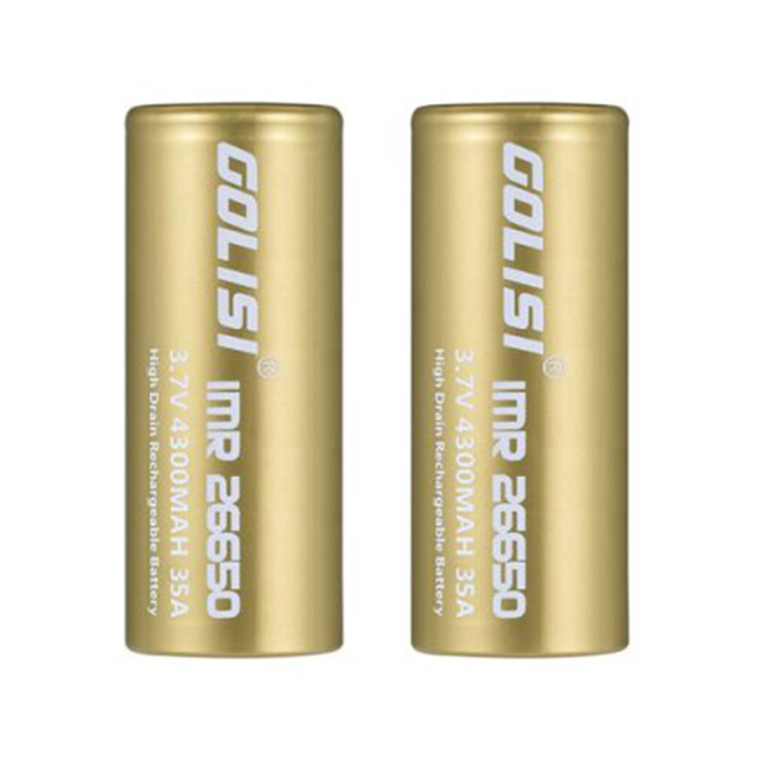 Golisi S43 IMR 26650 4300mAh 35A Flat Top Li-ion Rechargeable Battery