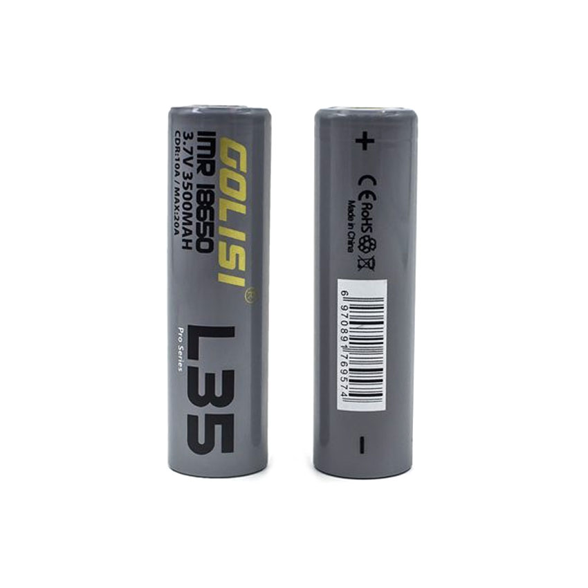 2pcs Golisi L35 IMR 18650 3500mAh 20A Li-ion Rechargeable Battery