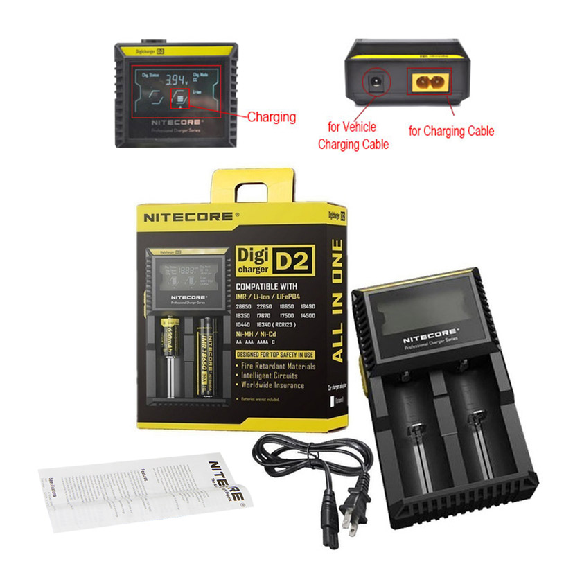 Nitecore Digicharger D2 (US Plug)